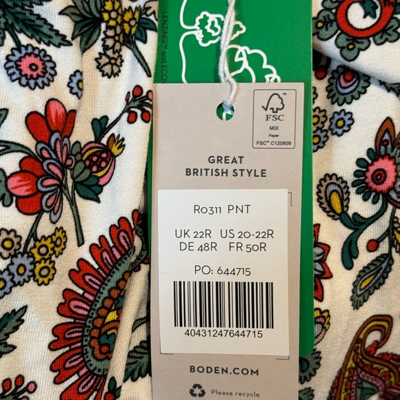 NWT Boden Floral Maxi Skirt - Multicolor - Picture 2 of 7